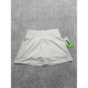 Prince Womens Tennis Match Knit Skort White Athletic Skirt WPT17200 Size S NWT